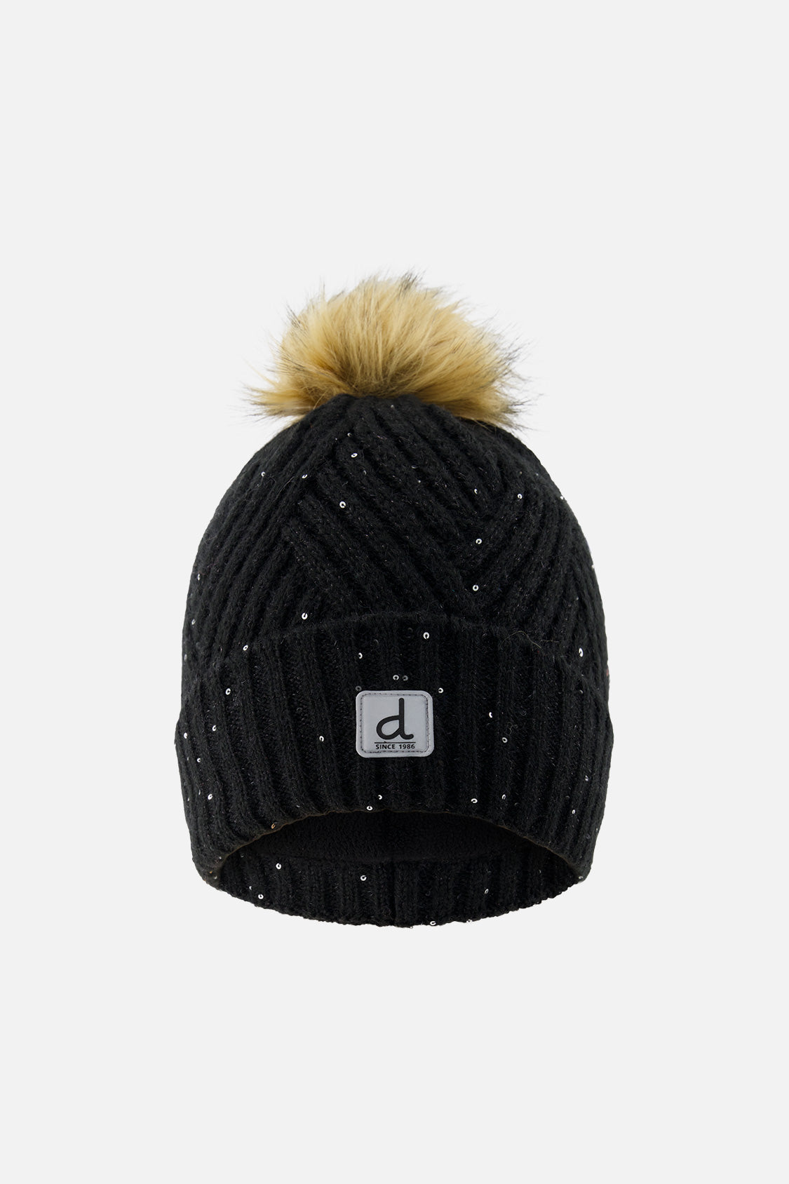 Winter Knit Hat With Pompom Black - Image 7