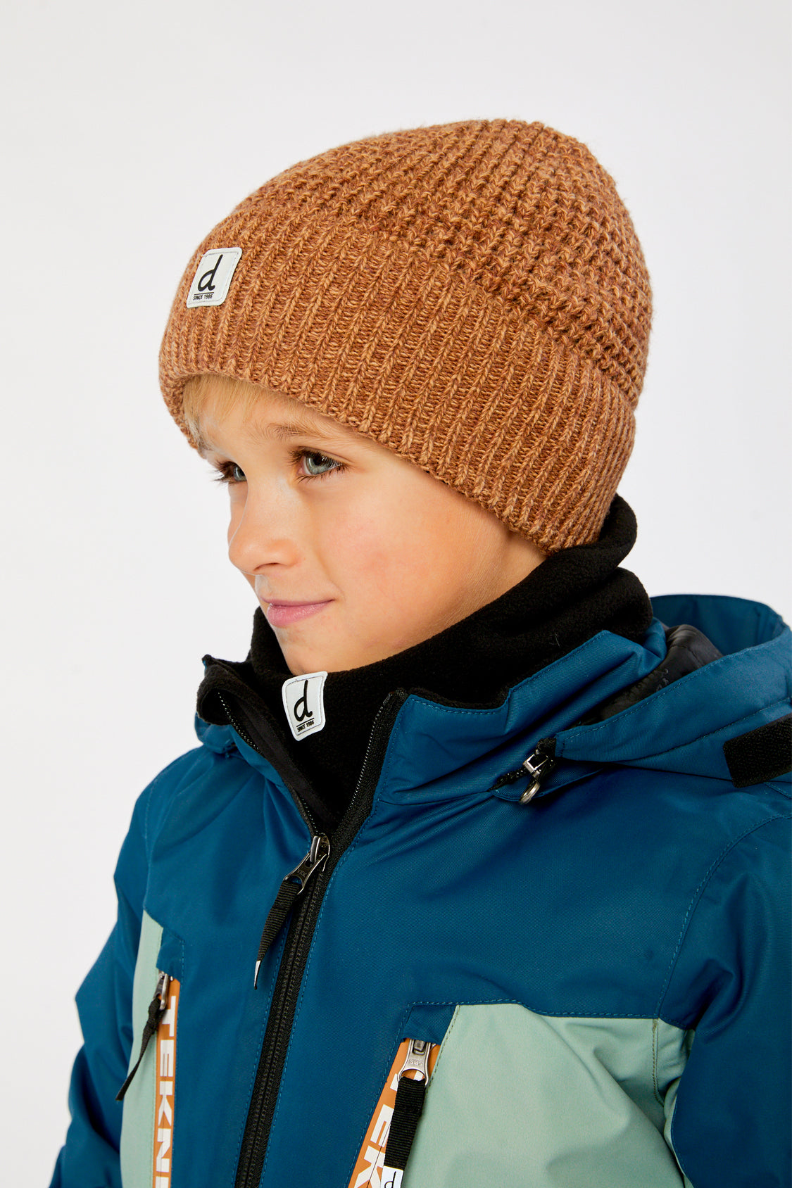 Winter Knit Hat Brown Sugar - Image 2
