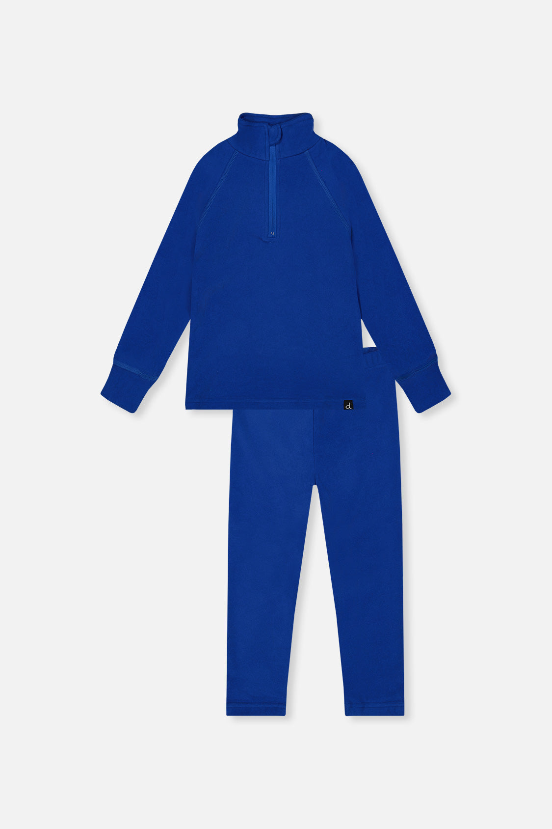 Two Piece Thermal Underwear Royal Blue - Image 8