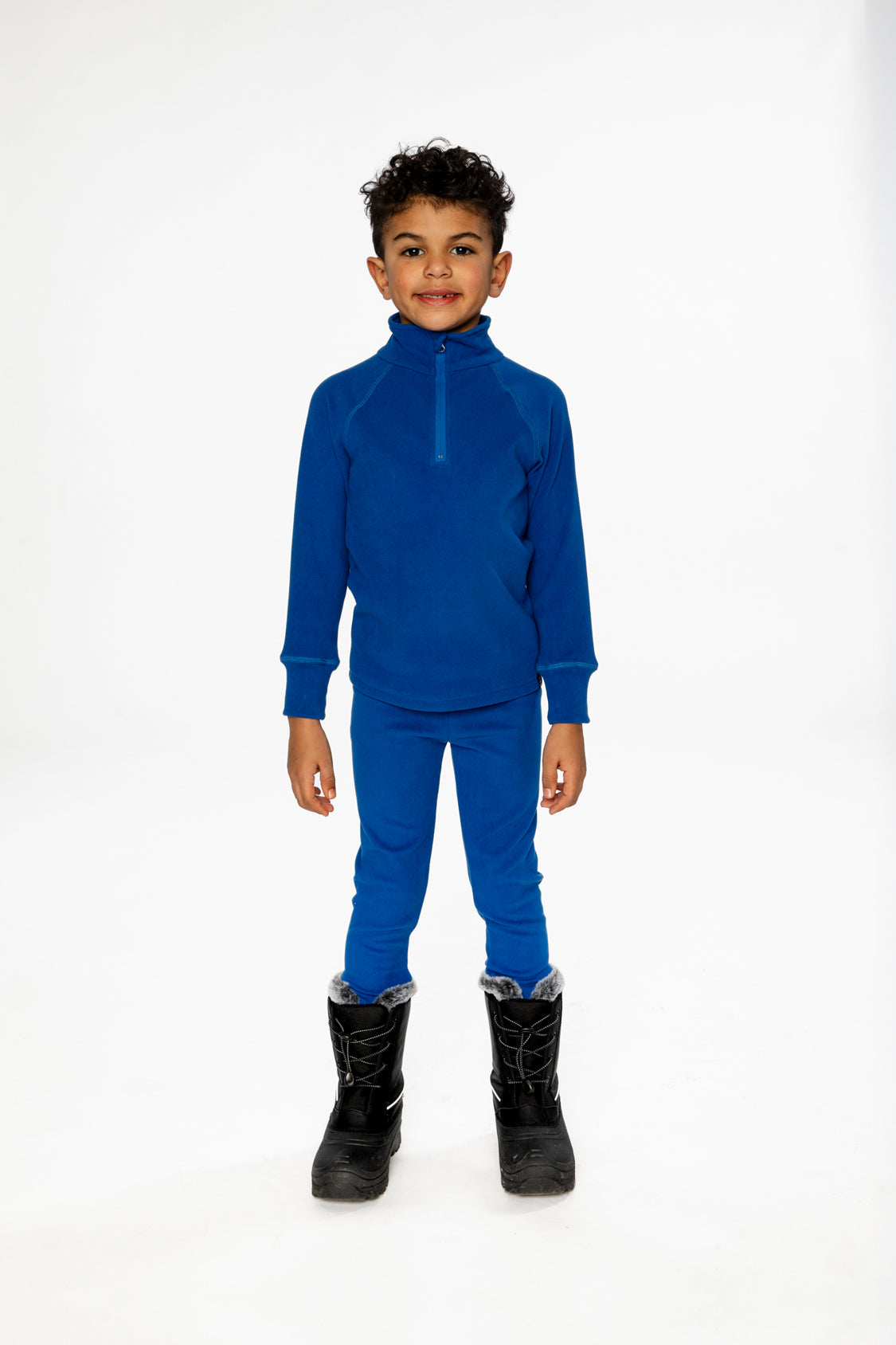 Two Piece Thermal Underwear Royal Blue - Image 2
