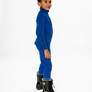 Two Piece Thermal Underwear Royal Blue - Image 3