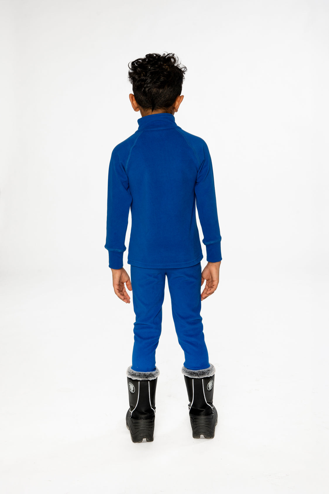 Two Piece Thermal Underwear Royal Blue - Image 4