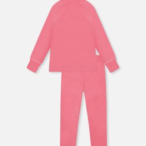 Two Piece Thermal Underwear Pink - Image 5