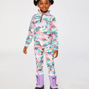 Alternative view of Two Piece Thermal Underwear Coral Camouflage Print