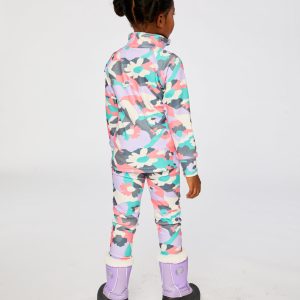 Two Piece Thermal Underwear Coral Camouflage Print - Image 4
