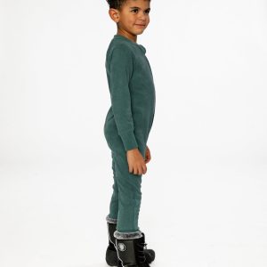 One Piece Thermal Underwear Sage Green - Image 3