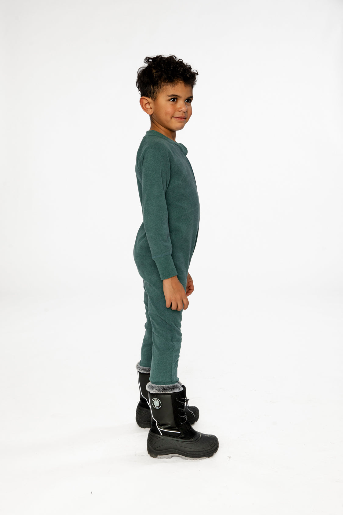 One Piece Thermal Underwear Sage Green - Image 3