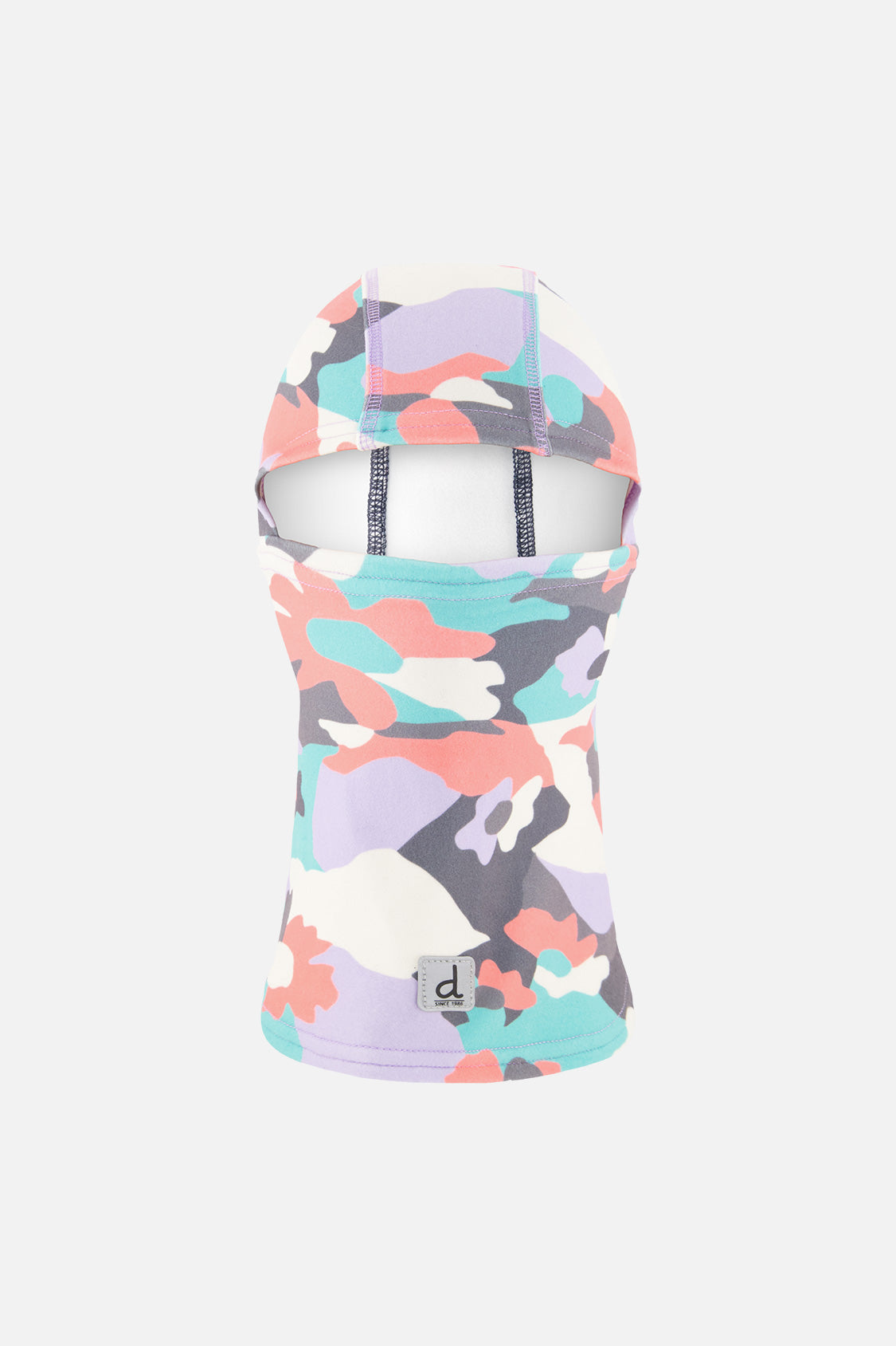 Brushed Jersey Balaclava Coral Camouflage Print