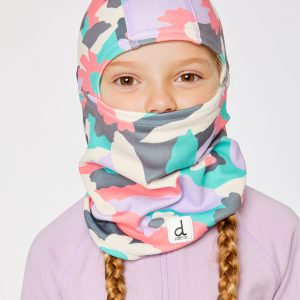 Alternative view of Brushed Jersey Balaclava Coral Camouflage Print