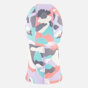 Brushed Jersey Balaclava Coral Camouflage Print - Image 3