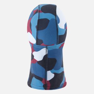 Brushed Jersey Balaclava Blue And Red Camouflage Print - Image 3