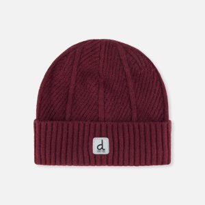 Winter Knit Hat Burgundy