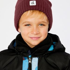 Alternative view of Winter Knit Hat Burgundy
