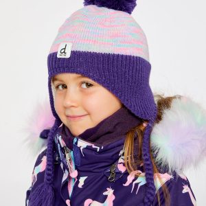 Alternative view of Winter Peruvian Knit Hat With Pompom Multicolored