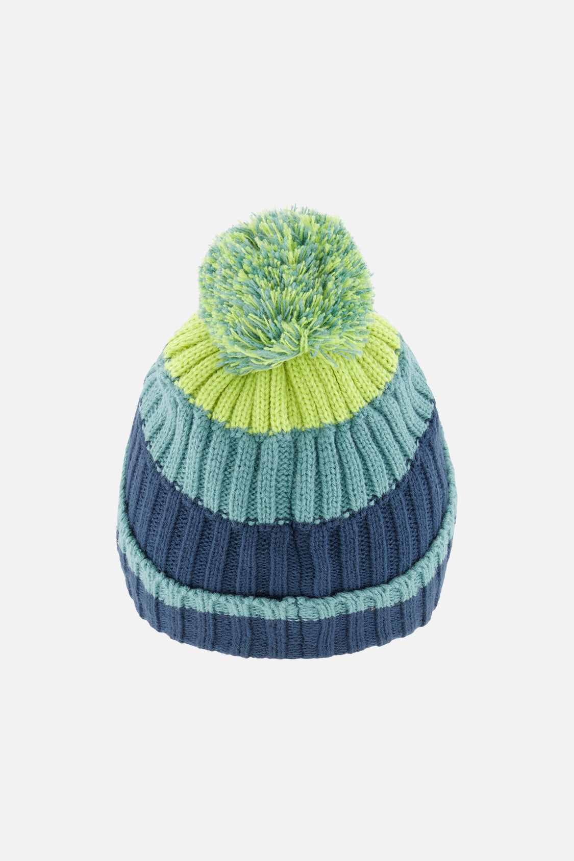 Winter Knit Hat With Pompom Dark Turquoise - Image 3