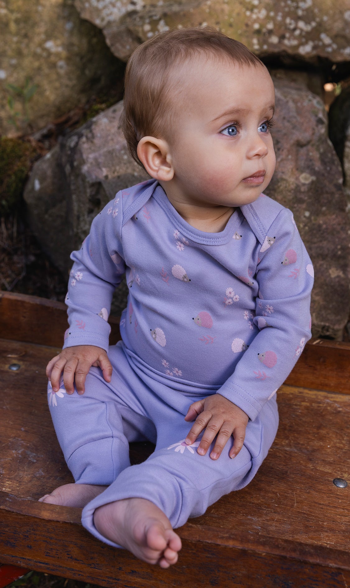 Organic Cotton Evolutive Pants Violet - Image 2