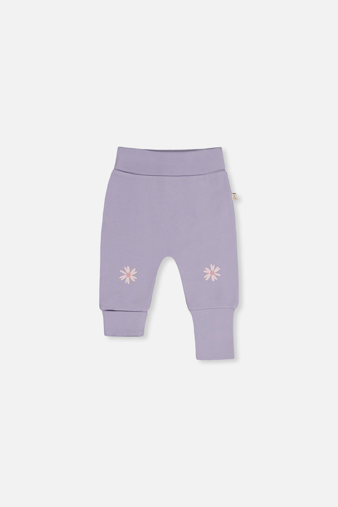 Two Pack Organic Cotton Evolutive Pants Pink Printed Flowers - Image 3