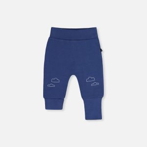 Two Pack Organic Cotton Evolutive Pants Beige Printed Airplanes - Image 3