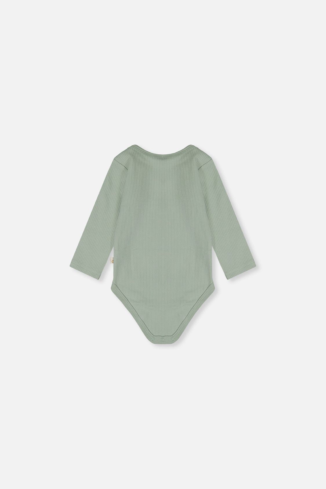 Organic Cotton Onesie Greyish Green - Image 3