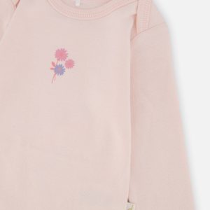 Organic Cotton Onesie Very Pale Pink - Image 5