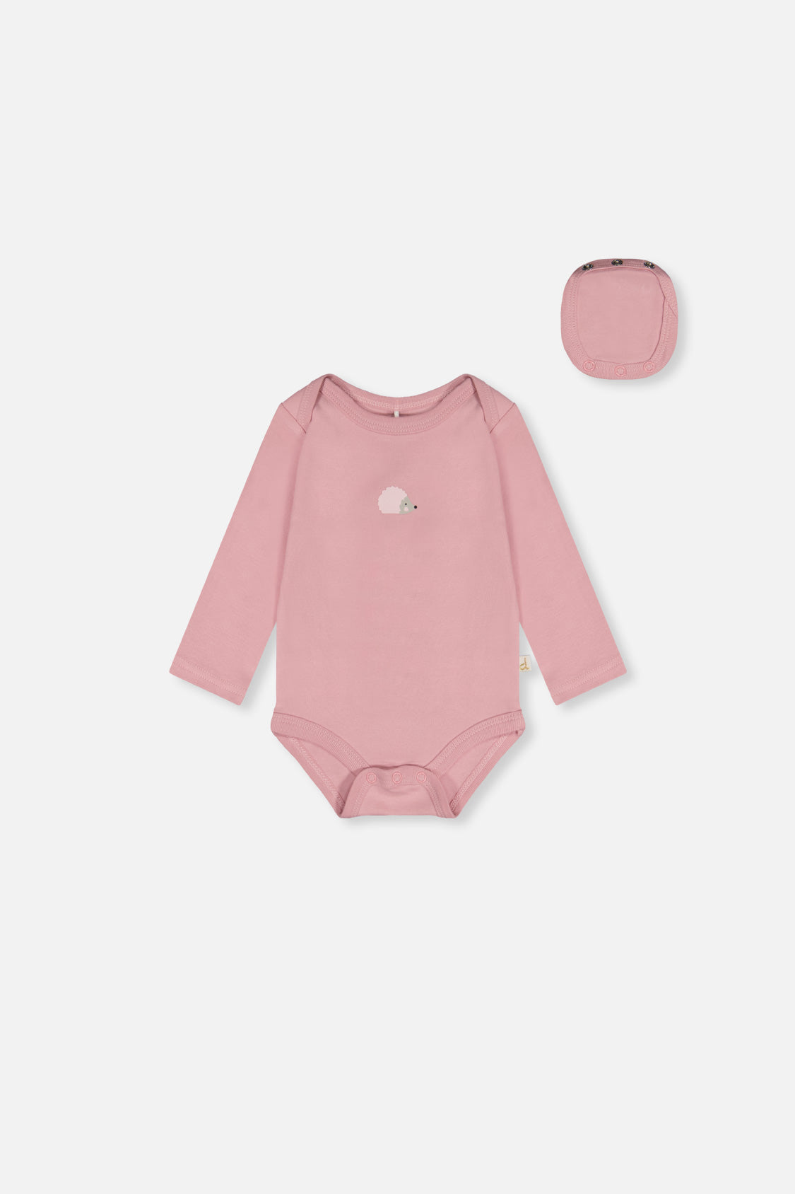 Organic Cotton Onesie Dusty Pink - Image 8