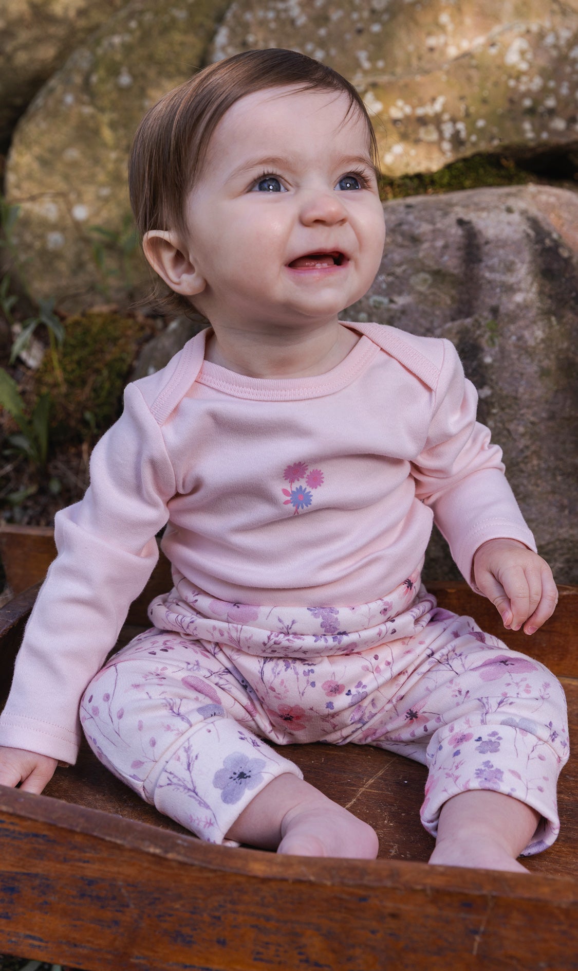 Organic Cotton Onesie Very Pale Pink - Image 2