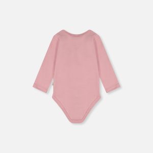 Organic Cotton Onesie Dusty Pink - Image 3