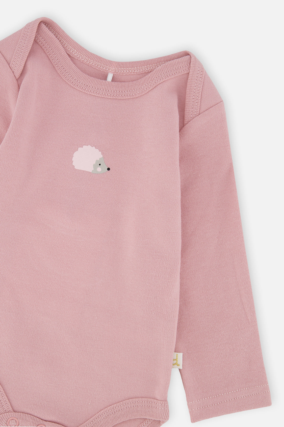 Organic Cotton Onesie Dusty Pink - Image 4