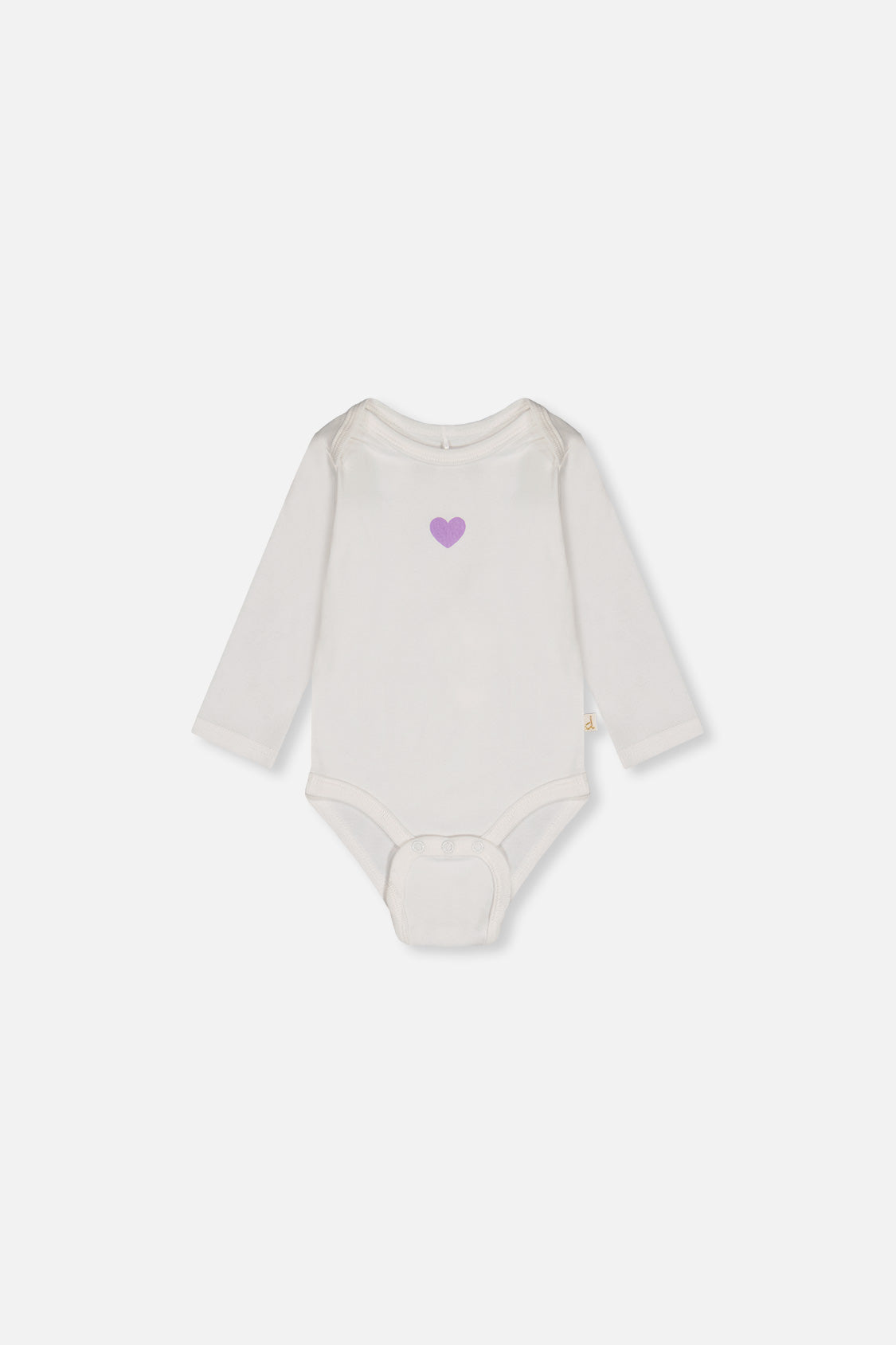 Three Pack Organic Cotton Onesie Purple Floral Print - Image 2
