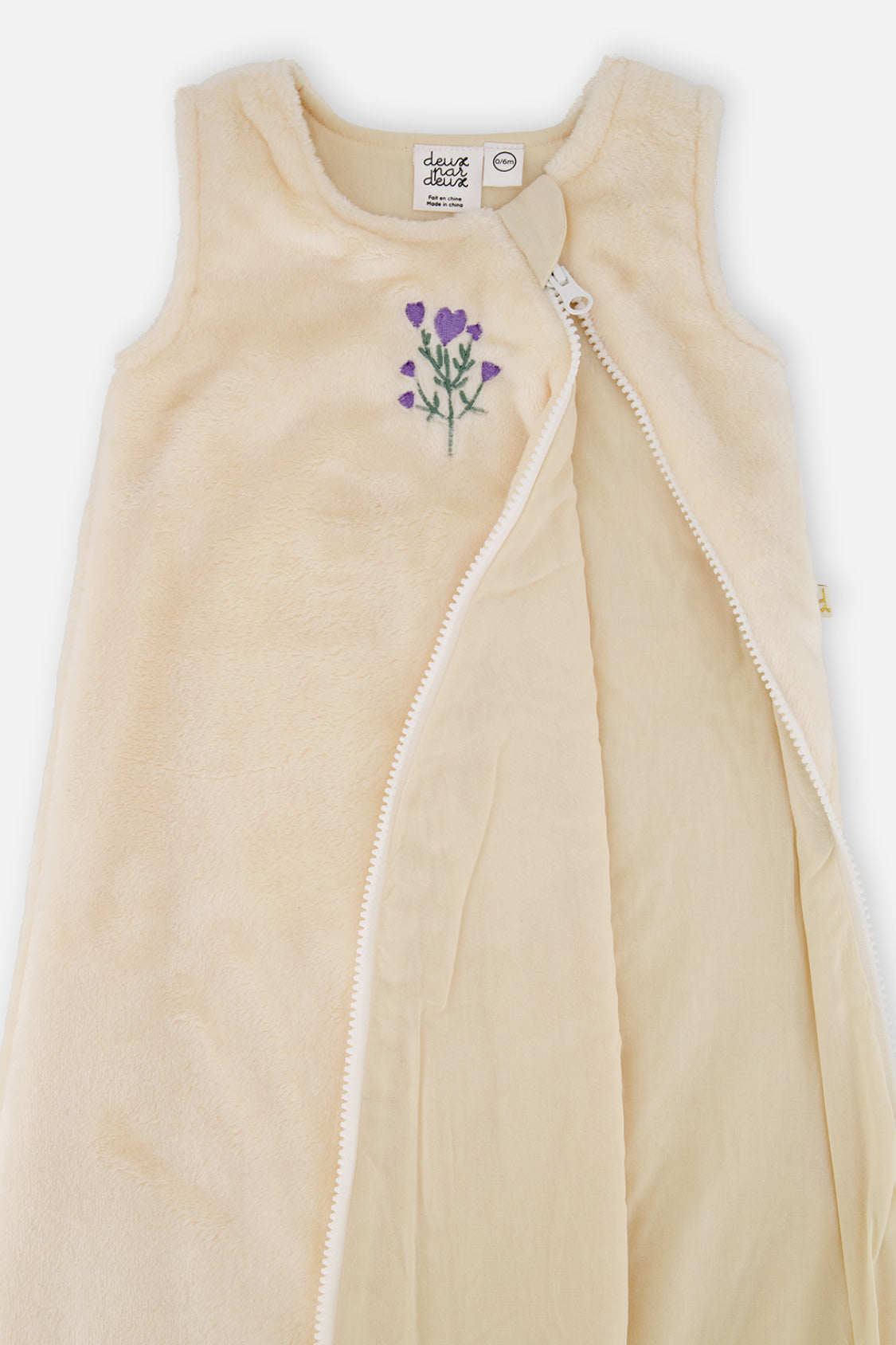 Plush Sleep Sack Off-White - Image 4