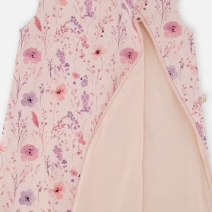 Organic Cotton Sleep Sack Pink Printed Flowers - Image 4