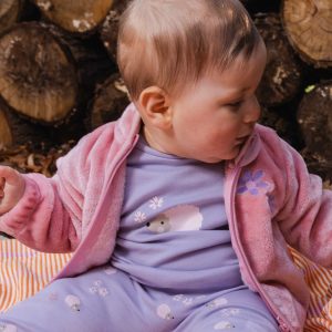 Alternative view of Plush Jacket Dusty Pink
