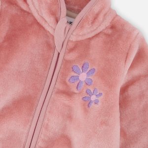 Plush Jacket Dusty Pink - Image 4