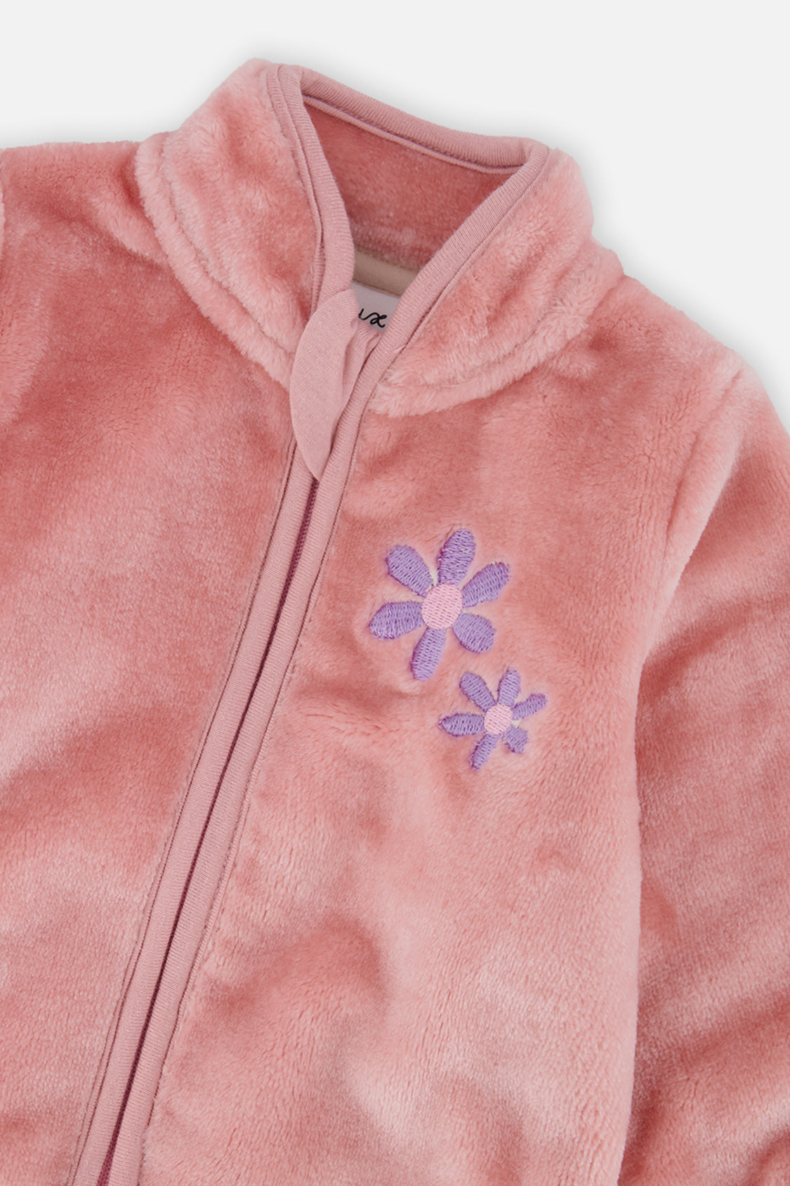 Plush Jacket Dusty Pink - Image 4