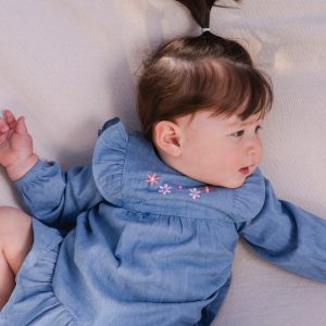 Alternative view of Chambray Dress Light Blue Denim