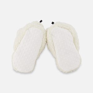 Baby Sherpa Slippers Off-White - Image 3