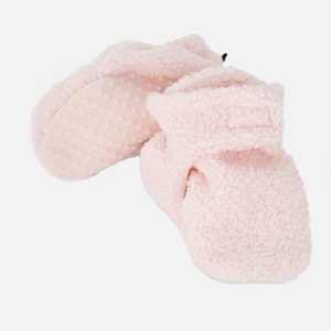 Baby Sherpa Slippers Light Pink - Image 2