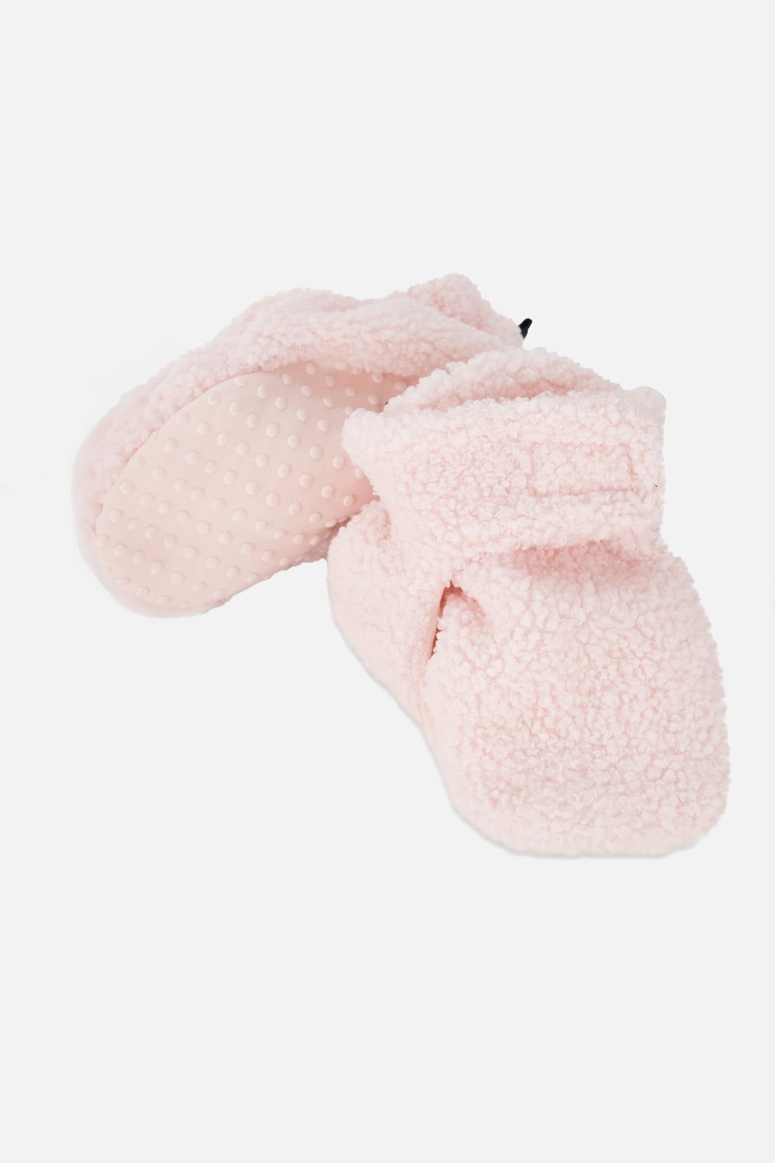 Baby Sherpa Slippers Light Pink - Image 2