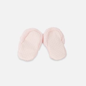 Baby Sherpa Slippers Light Pink - Image 3