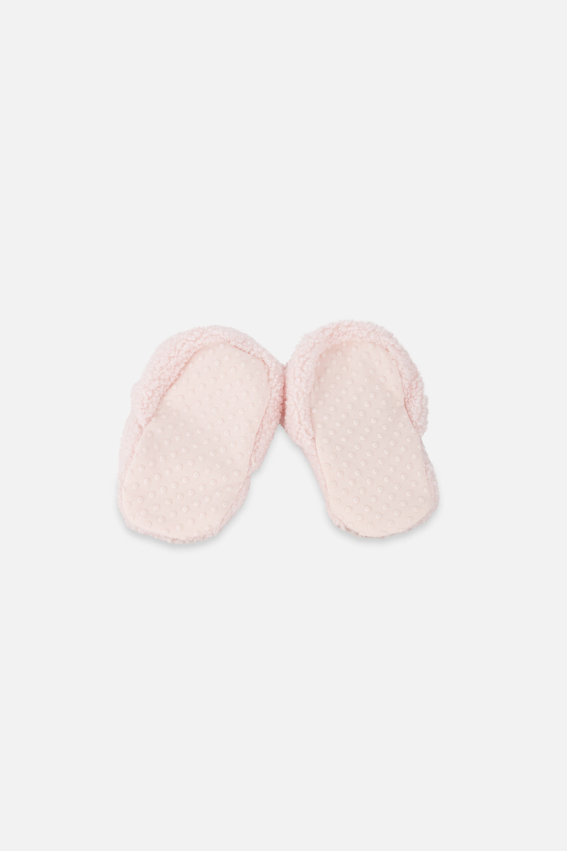 Baby Sherpa Slippers Light Pink - Image 3