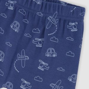 Organic Cotton Pants And Top Set Sky Blue - Image 5