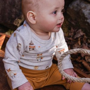 Organic Cotton Evolutive Pants Brown Cinnamon - Image 2