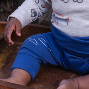 Organic Cotton Evolutive Pants Blue - Image 2