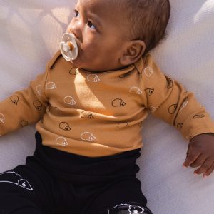 Organic Cotton Evolutive Pants Black And Brown - Image 2