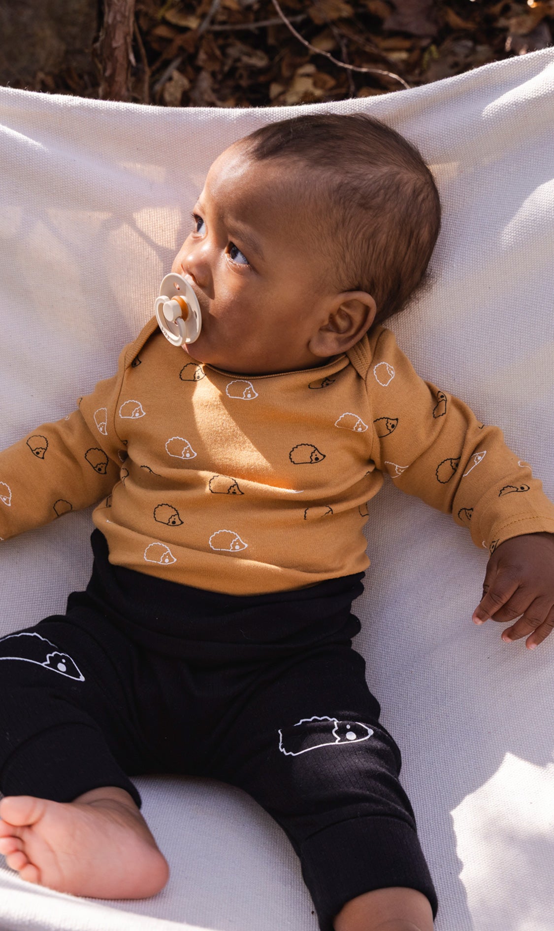 Organic Cotton Evolutive Pants Black And Brown - Image 2