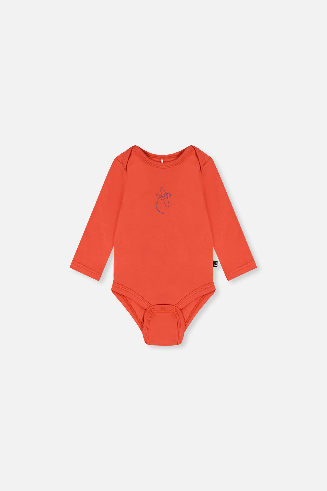 Organic Cotton Onesie Coral - Image 3