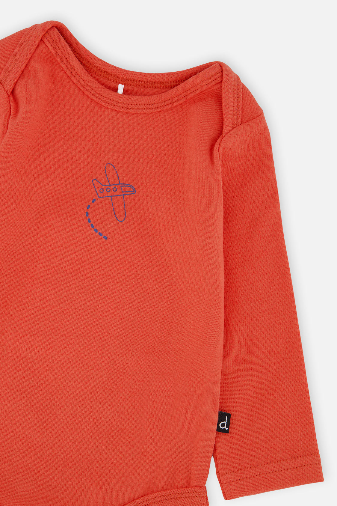 Organic Cotton Onesie Coral - Image 5