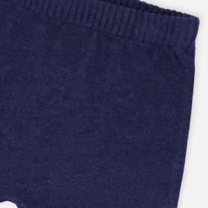 Knitted Top And Pants Set Blue And Orange - Image 5