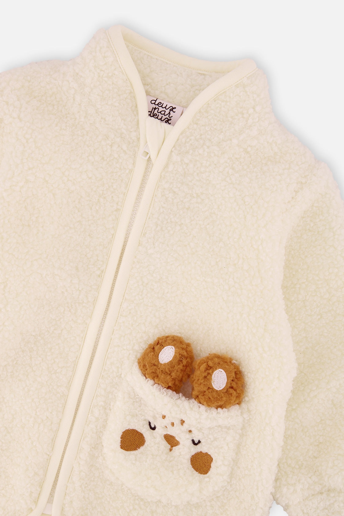 Sherpa Jacket Off-White - Image 4
