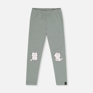 Organic Cotton Leggings Sage Green
